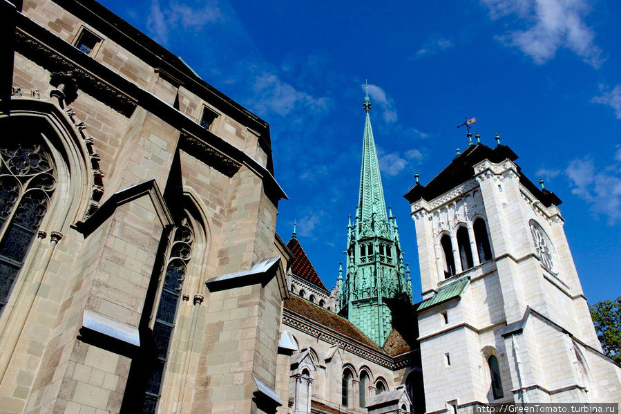 Кафедральный Собор Святого Петра в Женеве Женева, Швейцария