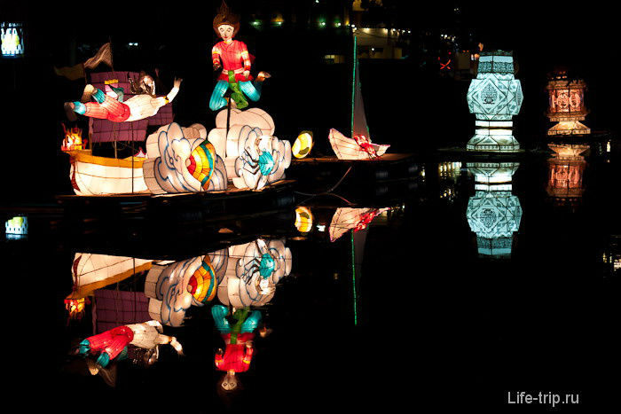 Лой Кратонг и Йипенг фестиваль в Чианг Май Чиангмай, Таиланд