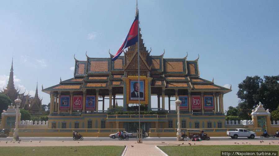 Набережная Меконга Пномпень, Камбоджа