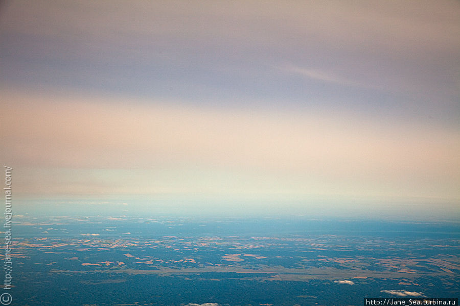 Вид из самолета Новосибирск — Москва Республика Алтай, Россия