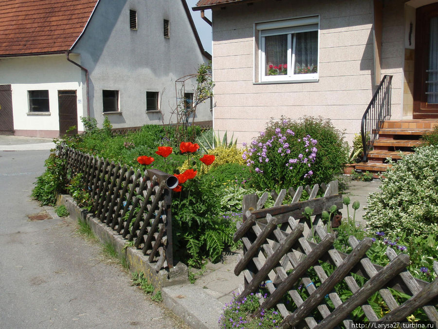 Садик возле домика Штайнхаузен, Германия