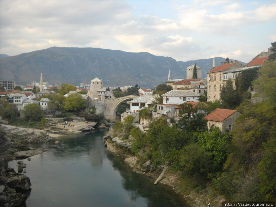 Над рекой Мостар, Босния и Герцеговина
