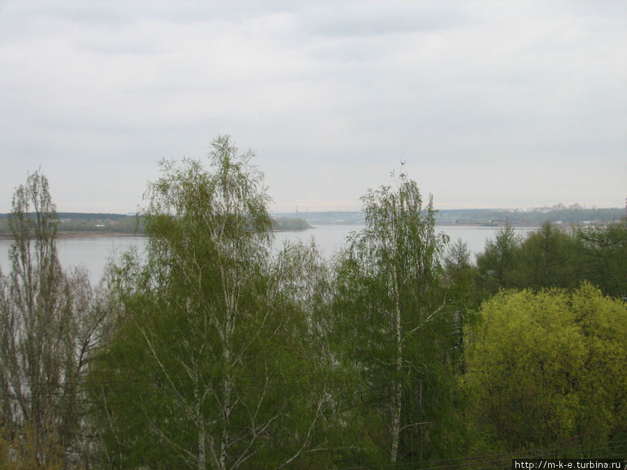Вид на реку Кама Пермь, Россия