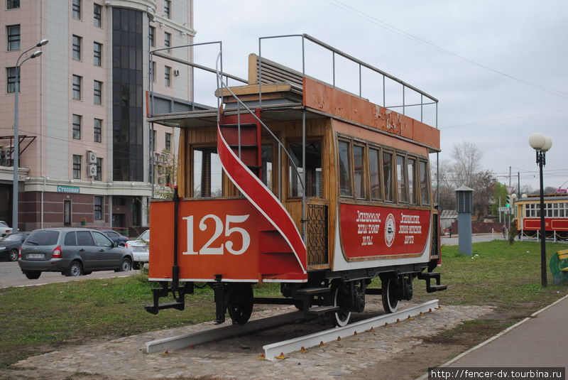Трамвайный музей под открытым небом Казань, Россия