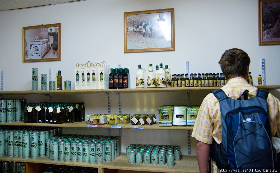Оливковый магазин, винокурня и немного гор Троодос Горы Троодос, Кипр