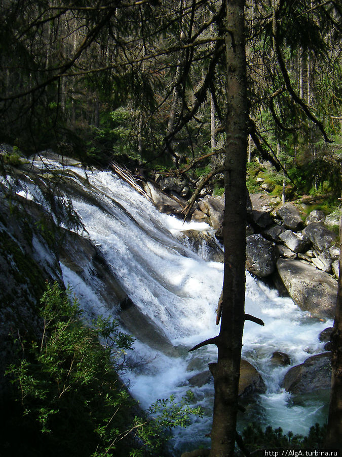 Студёные водопады Словакия