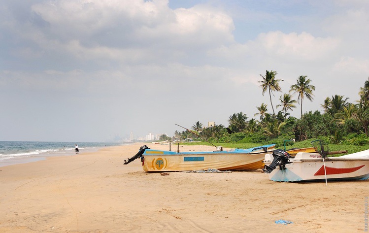 Пляж на окраине Коломбо