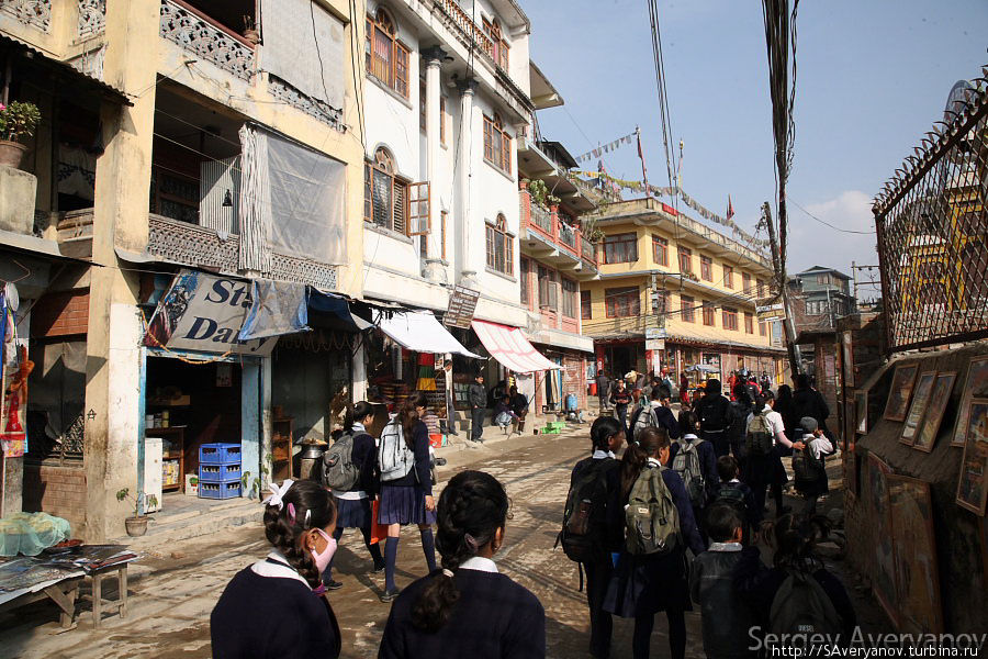 Окрестности Боднатха. Тибетский квартал Катманду, Непал