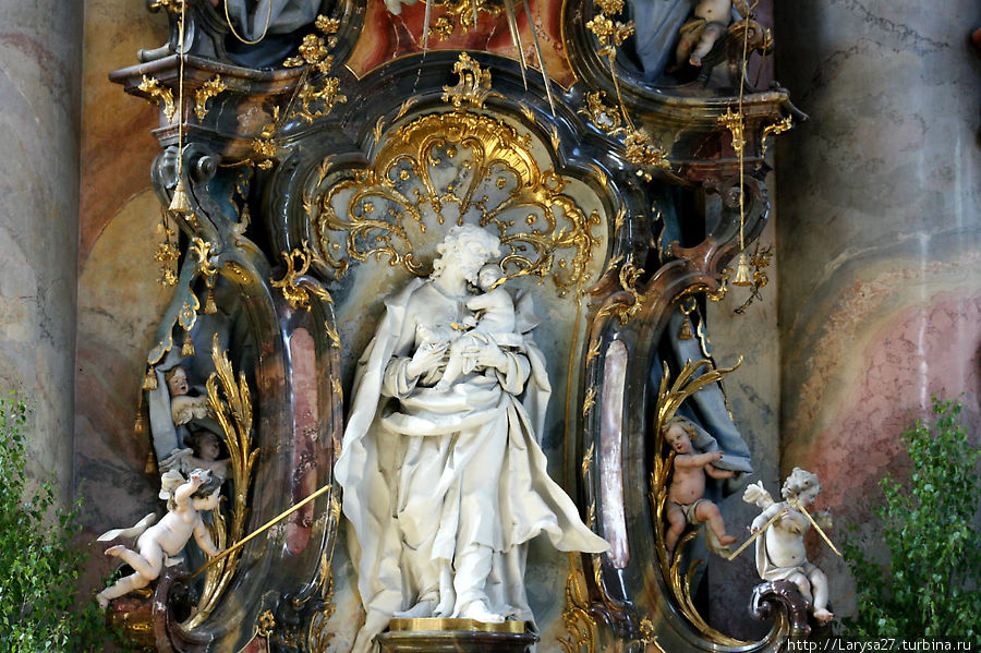 Св. Иосиф. Скульптура Й. Й. Кристиана. Оттобойрен, Германия