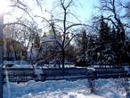 Вид на Михайловский собор зимой