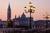 Венеция без туристов, рассвет на набережной Сан Марко.