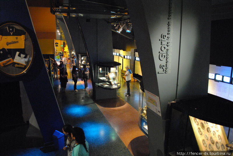 В музее легендарных желто-синих Буэнос-Айрес, Аргентина