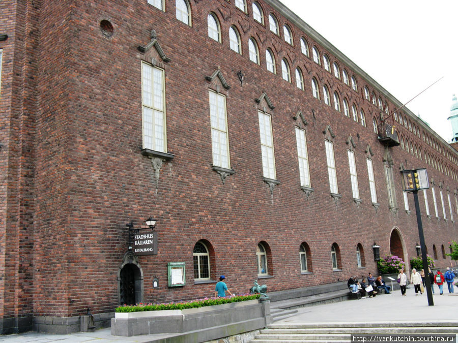 Ратуша Стокгольма - где решается судьба Нобелевских премий Стокгольм, Швеция