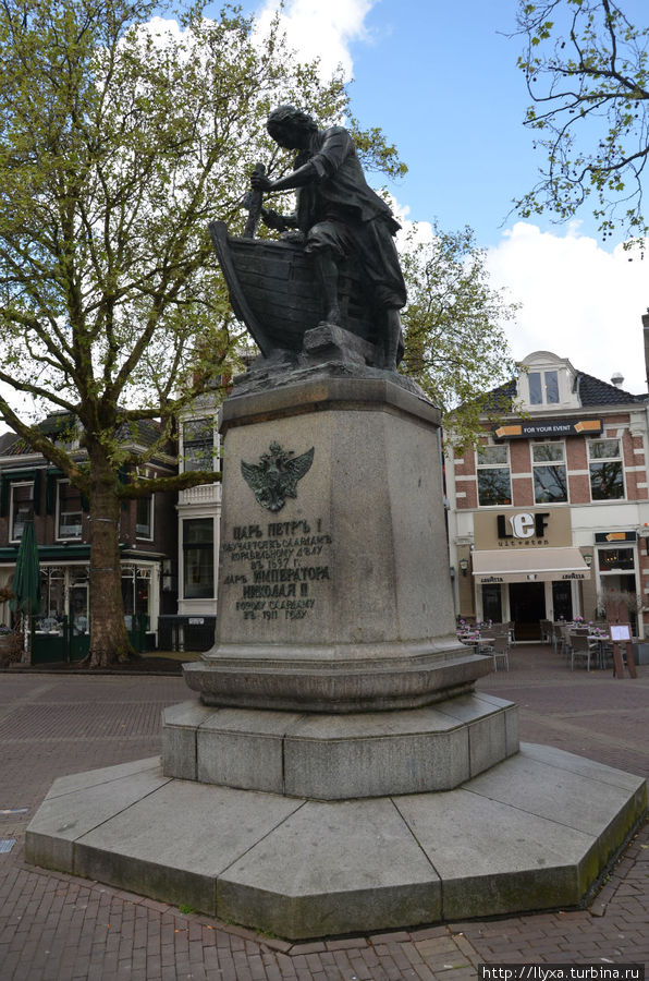 Памятник Петру I Заандам, Нидерланды