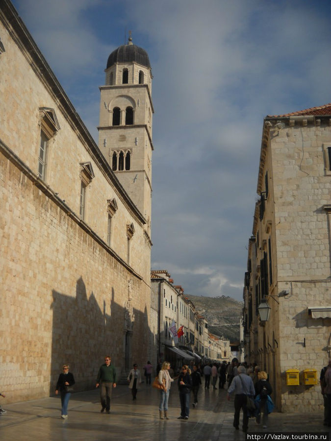 Парадный вид церкви Дубровник, Хорватия