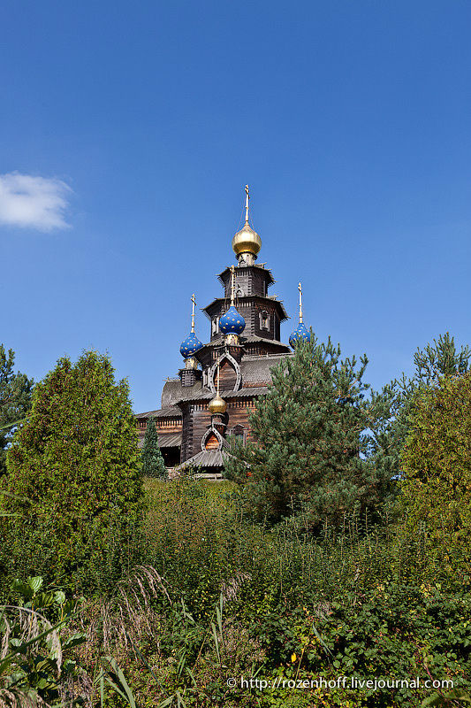 Русская церковь, привезенная из Архангельска. Гифхорн, Германия