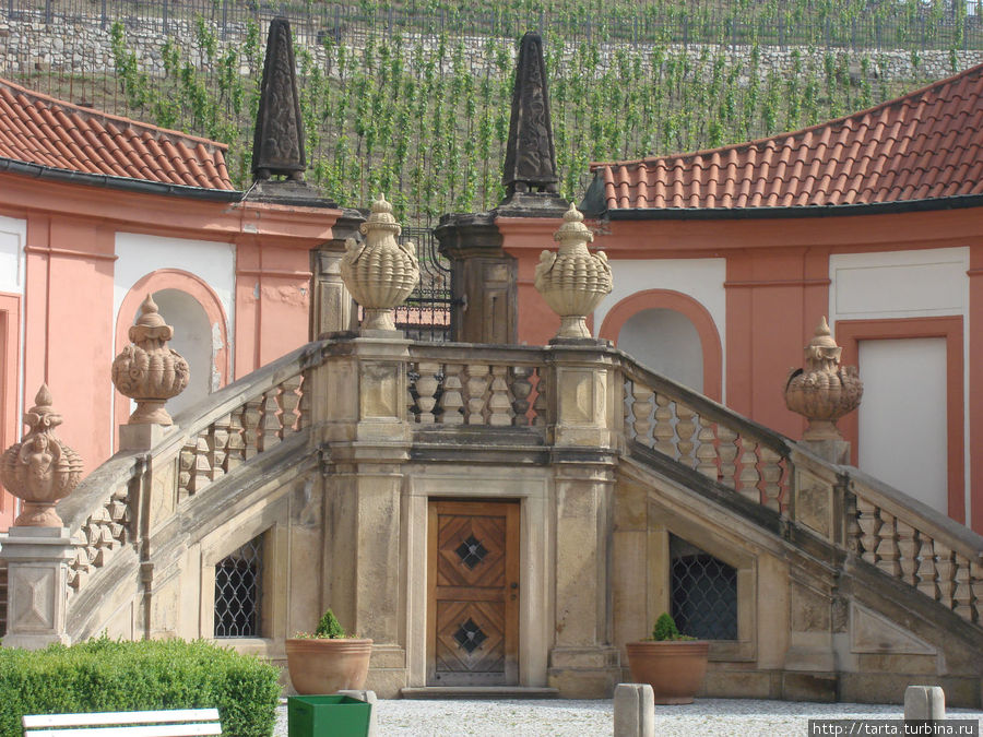 Хозяйственные постройки с видом на виноградники Прага, Чехия