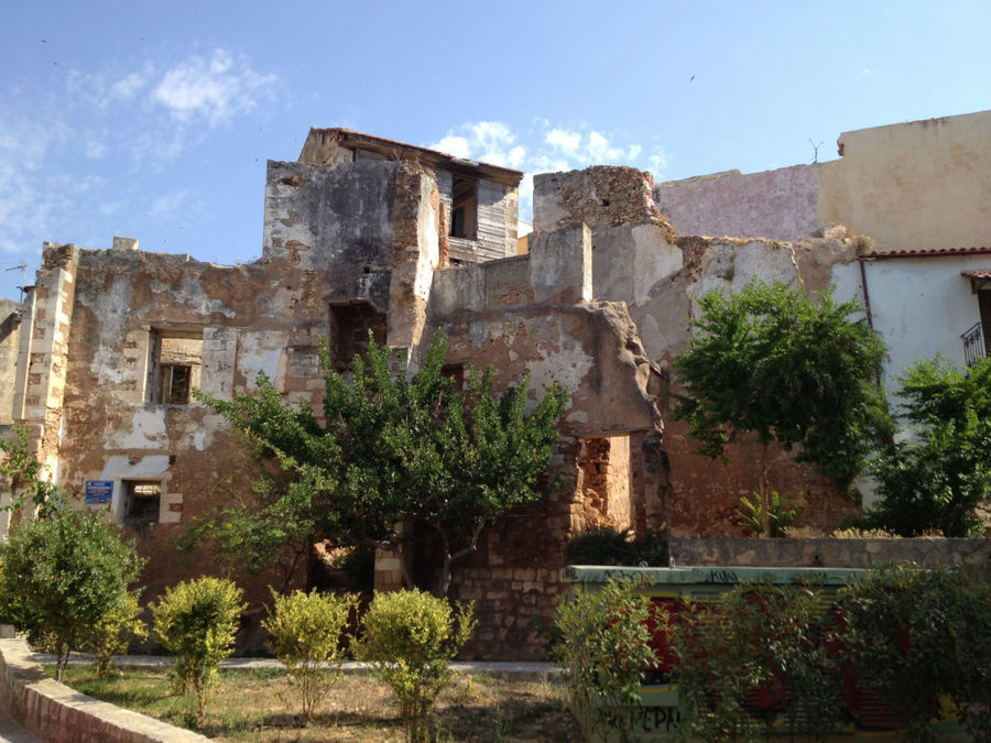 Культивированные развалины Хании Хания, Греция
