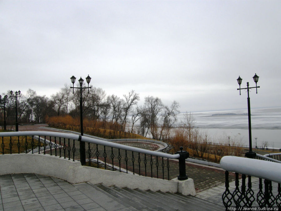 Лестница...Парк возле набережной... Хабаровск, Россия