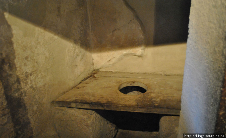 Туалет в лупанарии. Помпеи, Италия