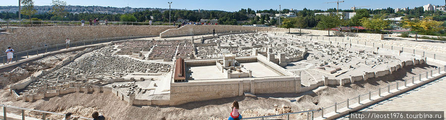 Макет Иерусалима времен Второго Храма. Иерусалим, Израиль