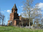 Церковь в Чернавино на Волхове (напротив Старой Ладоги).