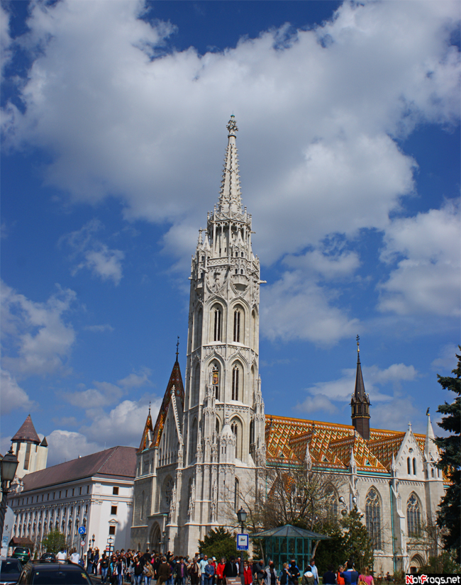 Церковь Матиаша, вид с площади Святой Троицы Будапешт, Венгрия