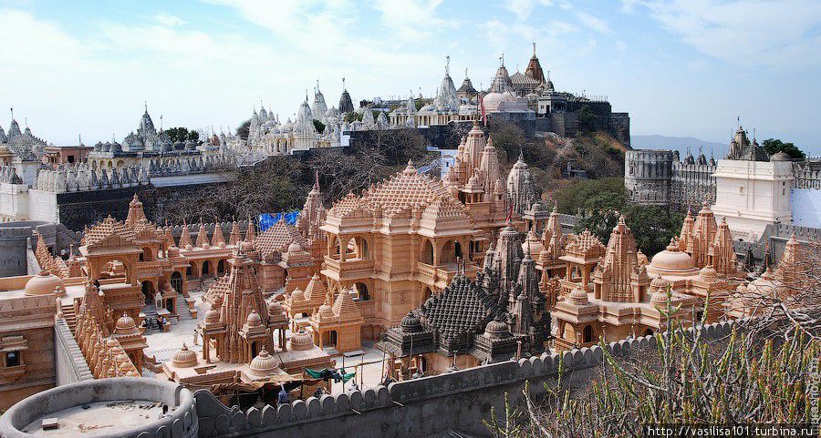 Шатрунджая - гора 863 храмов Палитана, Индия