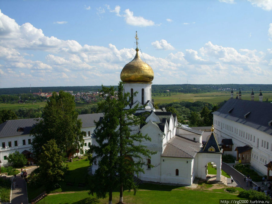 Вид с колокольни Звенигород, Россия
