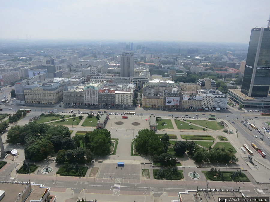 Смотровая площадка во Дворце Культуры и Науки Варшава, Польша