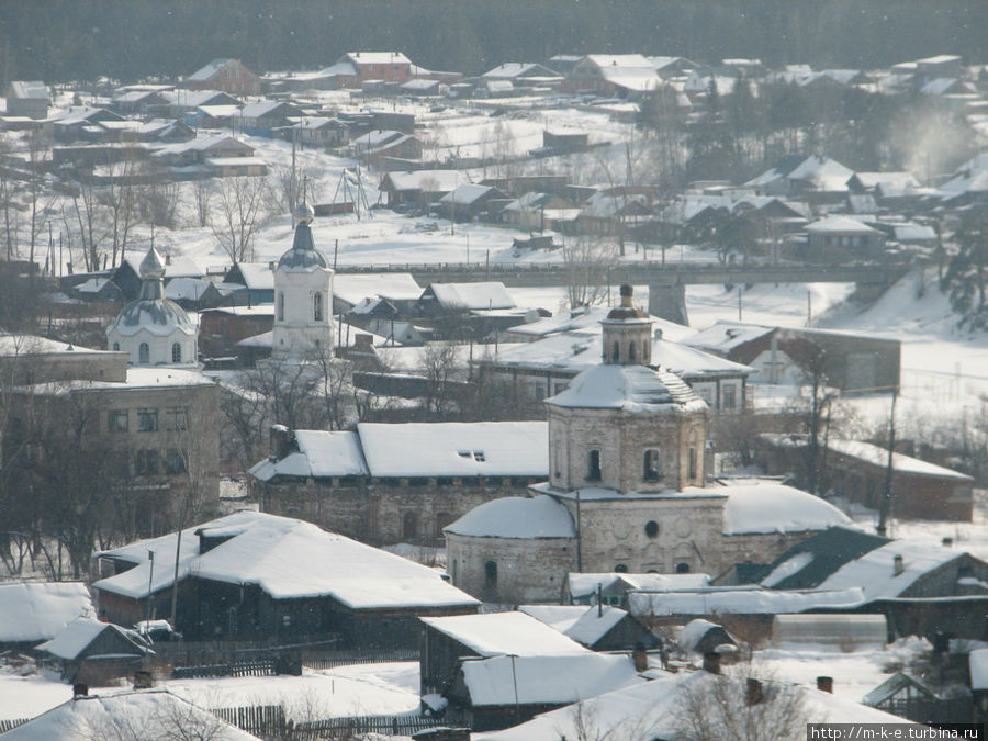 Виды города с колокольни Верхотурье, Россия