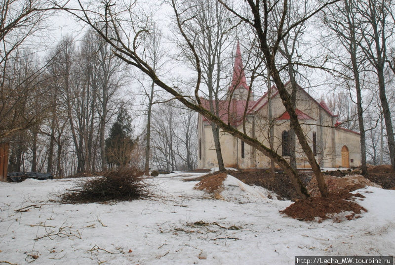 Лютеранская евангелистическая церковь в Лиелварде Лудза, Латвия