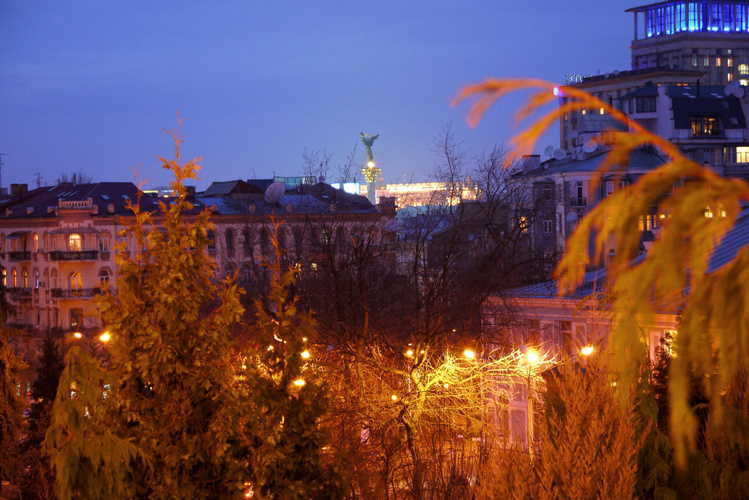 Вид на Майдан с Банковско