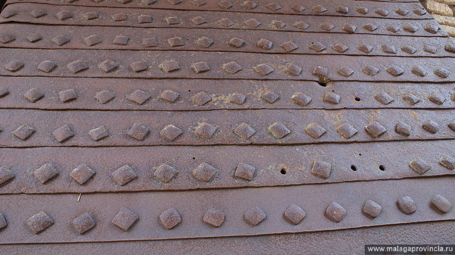 фрагмент кованых ворот Малага, Испания