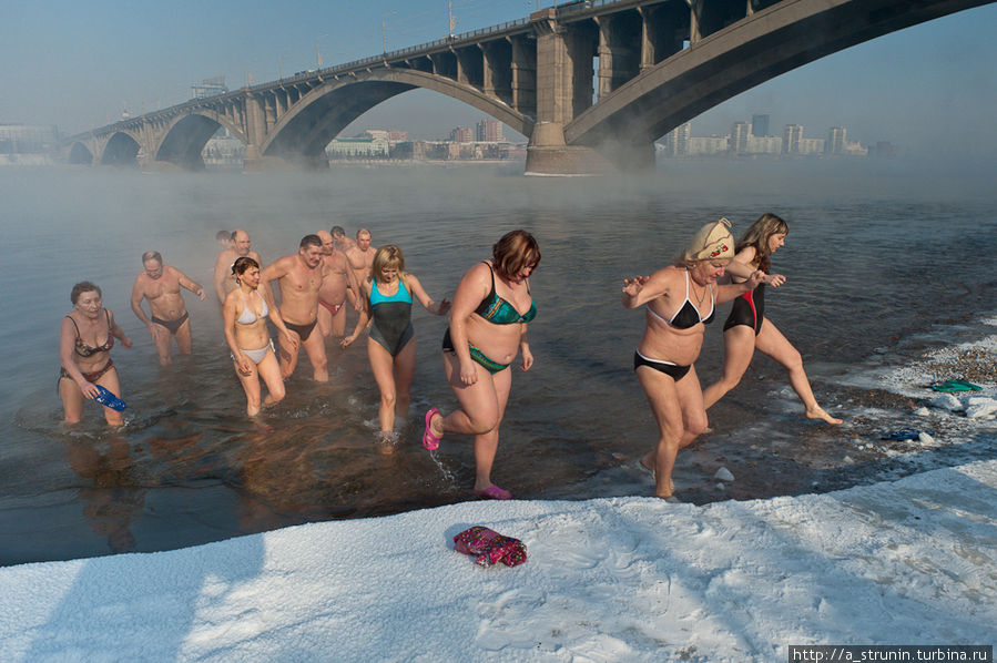 Моржевание на Байкале