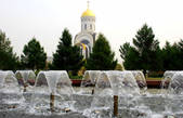 Храм Георгия Победоносца на Поклонной горе возведён в честь Победы в Великой Отечественной войне