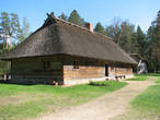Типичный дом в Латвийской деревне