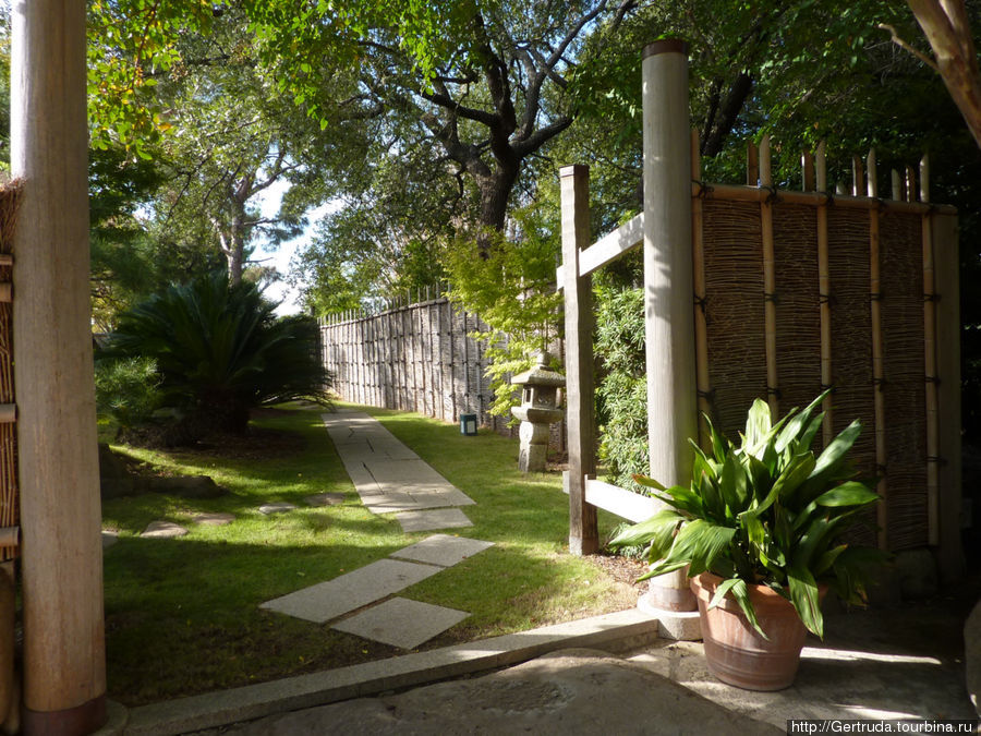 Вход в сад Кумамото Сан-Антонио, CША