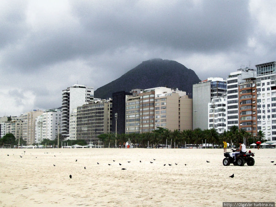 Пляж Копакабана Рио-де-Жанейро, Бразилия
