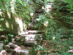 Остатки древней лестницы