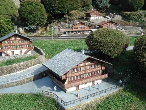 Парк Швейцария в миниатюре Лугано, Швейцария