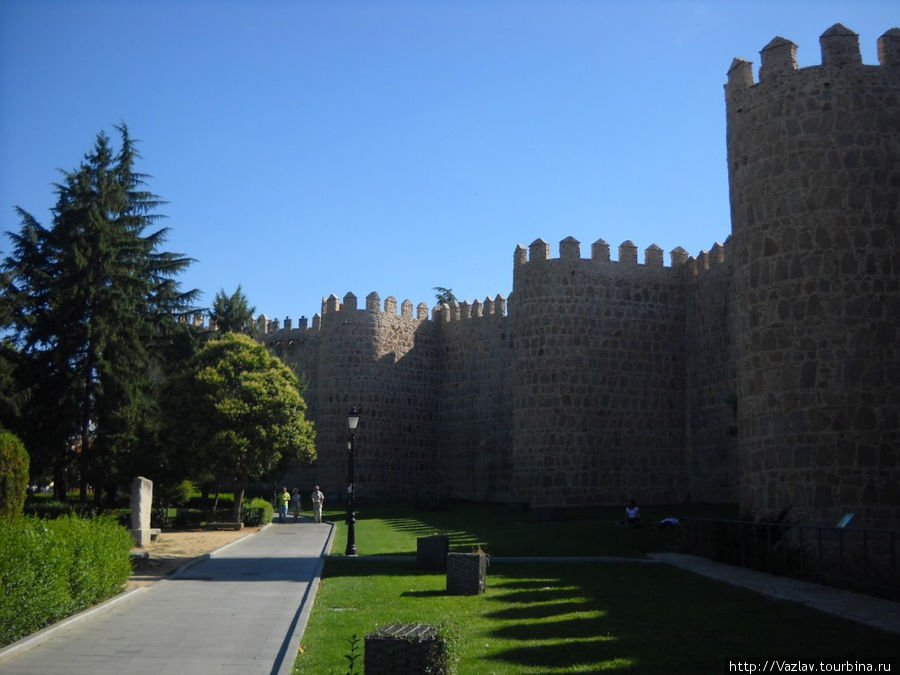 Фрагмент стены Авила, Испания