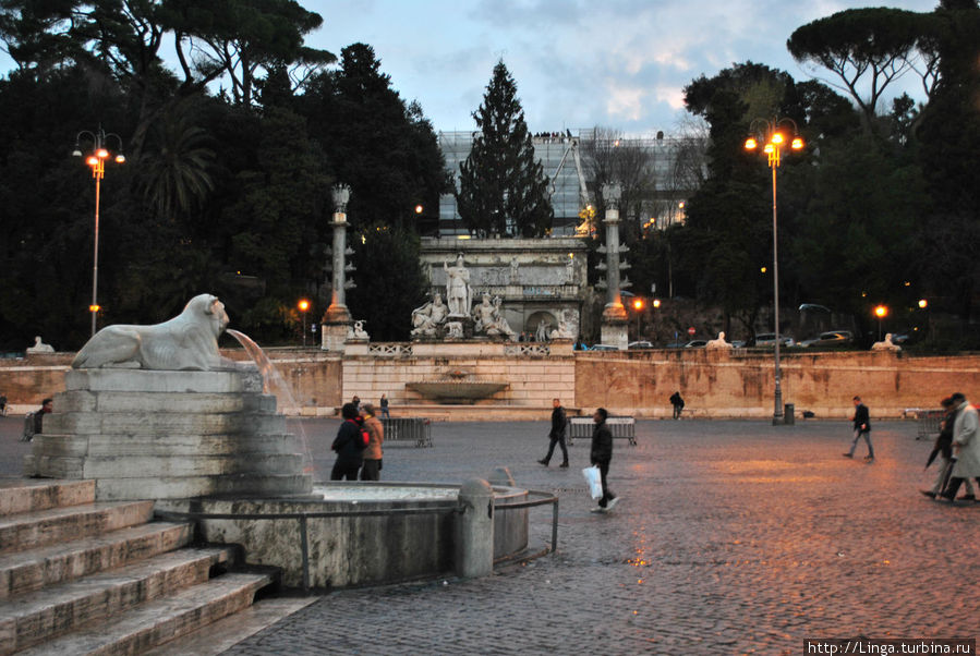 Площадь Народа Рим, Италия