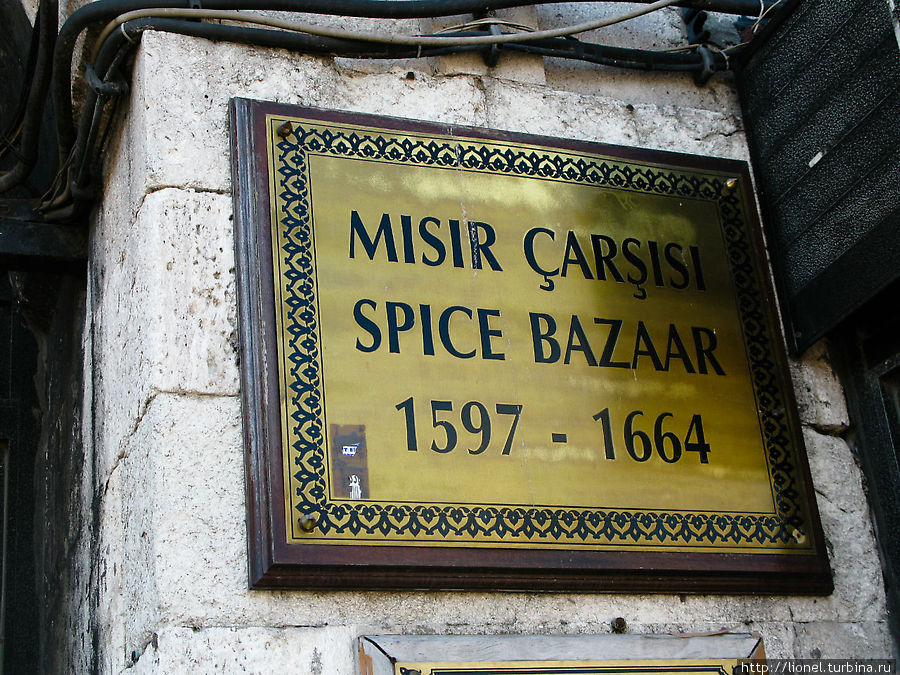 Вход на Египетский базар Стамбул, Турция