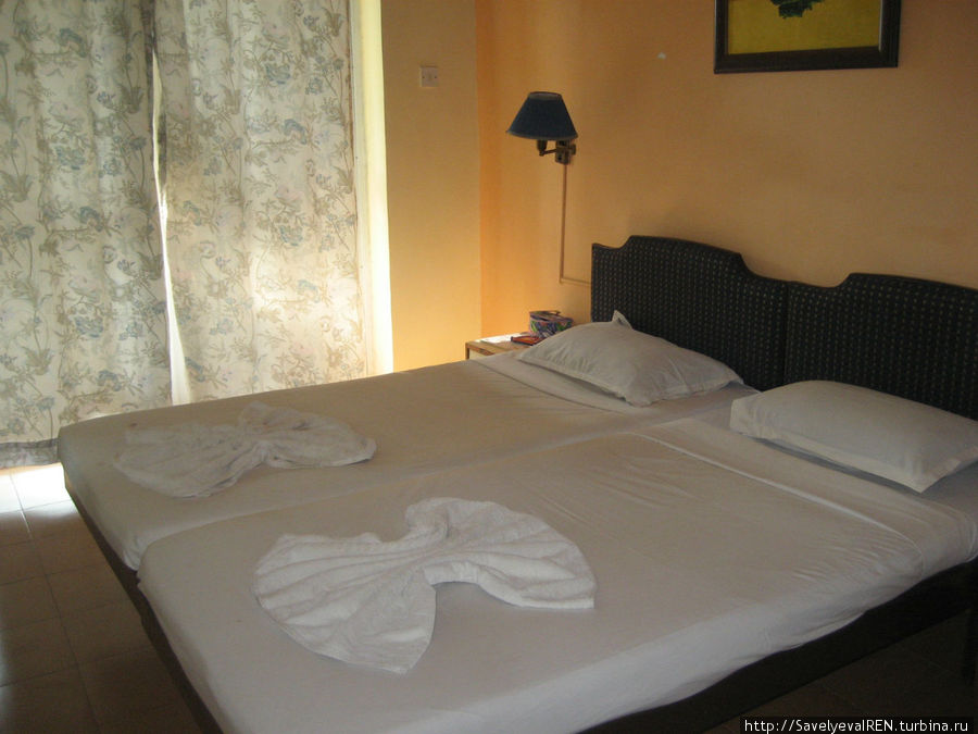 Кровати порадовали размером. Калангут, Индия