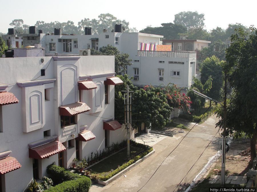 Вид с балкона Чандигарх, Индия