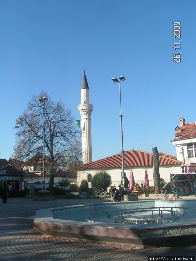 Вид на мечеть Охрид, Северная Македония
