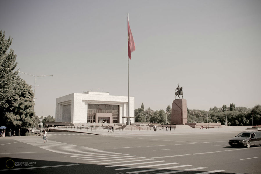 Первый день в средней Азии Бишкек, Киргизия