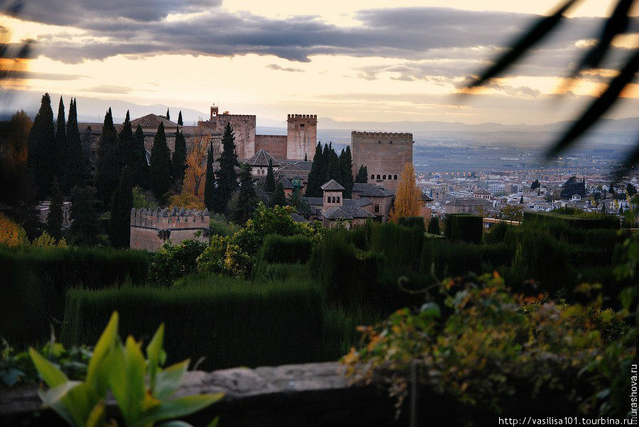Сады Альгамбры — кусочек рая на земле Гранада, Испания
