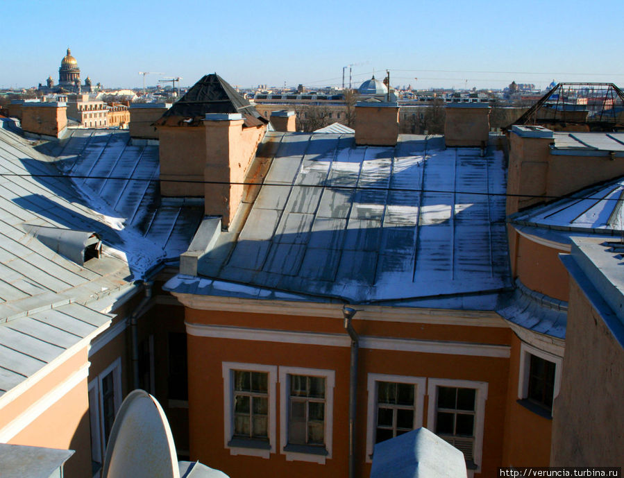 Крыша, с которой я снимала Санкт-Петербург, Россия